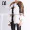 Factory Wholesale Price Fashion Raccoon Fur Knitted Jacket