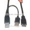 usb 3.0 2am-micro b Y Power Extension Y Cable for Hard Drive HDD cable