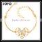 Jewelry Charm Fashion Gift Bow-knot Pearl Rhinestone Gold Plated Bracelet