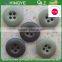 Sedex Audited Factory 2 Pillar resistant fire urea button for military garment, urea military garment button
