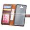 Luxury Litchi Pattern Flip PU Wallet Leather Card Holder Stand Leather Case For Nokia 650 Flip Leather Case TB-0096