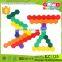 Children Educational Toys Preschool Game Colorful Rainbow Wooden IQ Block Puzzle for Kids