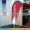 Full color printing cross baes beach flag printing polyester flag