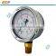 Half Stainless steel shock proof manometer pressure measurement devices