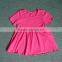 Beautiful baby sleeveless top ruffle girls t shirt children blank shirt ruffle
