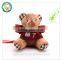 New style small plush teddy bear keychains
