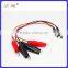 Alligator clip cable, battery clip cable,crocodile clip cable
