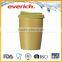 Custom plain promotional ceramic coffee mug with lid