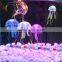 New Arrvail Hot Sale 5.5inch Aquarium Decorative Glowing Simulation Artificial Jellyfish Fish Tank Landscape Decoration