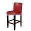 Hot sales Faux Leather Red Counter Stools bar furniture