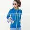 OEM high quality custom china women blank zip up hoodies