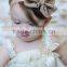 U CHOOSE COLOR Chiffon hair bow Headband Shabby Chic vintage fabric knot bow baby headband