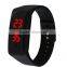 New Design Cheaper Digital Silicone Led Thin Sports Watch Waterproof