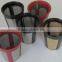 Top quality cheap stainless steel coffee filter ,reusable coffee capsule