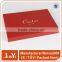 clamshell filp cosmetic display box with die cut foam