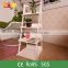Home new style furniture living room decorative tall wood plastic shelf flower pot stands