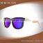 Bamboo eyeglasses custom sunglass lenses mirrored sunglasses
