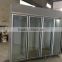 upright glass door dipslay cooler freezer showcase
