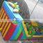 2015 new design giant inflatable worm amusement park with slide