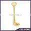 Promotional Heart-shaped National Flag Gold Opener