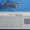 IP68 stand alone industrial membrane keyboard with sealed touchpad
