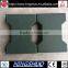 Rubber flooring type reclaimed rubber paver, H-shaped park rubber tiles