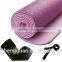 tpe yoga mat with black strap 2015 hot selling high quality yoga mat manufacturer