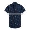 China wholesale men clothing 100% bamboo breathable business slim fit printed poplin short sleeve bespoke bamboo shirts