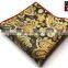 Men's Pocket Square Green Purple Paisley Checks