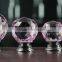 Round Pink Crystal Ball Crystal Furniture Knob/Knobs