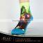 Cute girl tube socks wholesale red cartoon printed custom socks