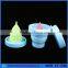 Hot sale FDA approved silicone menstrual cup and folding cup