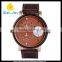 WJ-5380 newest big dial stylish arrtactive leather double movement businessmen watch