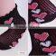 Hot Sales lady jaquard Rumi Socks with pointelle pattern lady tube socks