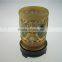Eco-friendly new designed jade rotating brush holder pen container tubular penrack