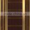 commercial/hotel/passenger elevator with golden hair line stainless steel