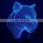 267-3d Leopard Sculpture Led Light Special Desk Night Light 3d Visualization Led Art Lamp