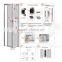 Hotsale Fresh Design Folding Door Toilet
