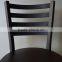 high quality strong durable metal imitated wood dinning chair
