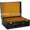 Black PU leather jewelry gift boxes