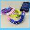 22 cm colorful manual weaving braided bracelet micro-8pin charge and sync data cable