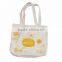 Reusable 100% Cotton Shopping Bag Customers' Design Printing Acceptable China Cheap Shoulder Bags