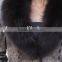 Double Face Fur Coat Leather Jacket Pattern Natural Winter Fur Coat for Women Fashion