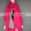 Ladies wool shawl with tassel and fur collar 2016 winter shawl