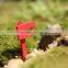 462701 Resin Crafts Micro Landscape Fingerpost Used For Decorations Bonsai Plants