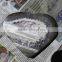 natural agate geode heart