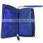 4000mah Solar Power Bank Genuine Leather Wallet Universal Real Leather Cell Phone Case