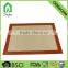 OEM ODM coustomize silicone fibre glass baking mats sheet high heat resistant