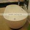 Matte White Marble Stone Free Standing Oval Bathtub