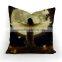 Lovely angel printing plain cotton pillow covers wholesale